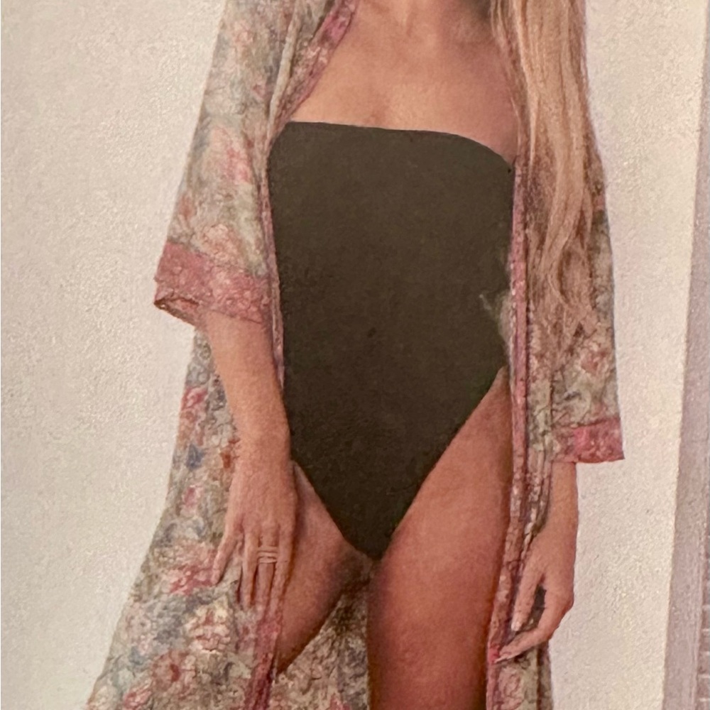 Floral Kimono Silk Blend
